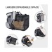 KAMA MUTA Grey Pet Backpack Carrier for Cats and Small Dogs, Lightweight Travel Bag with Ventilation and Safety Features