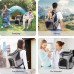KAMA MUTA Grey Pet Backpack Carrier for Cats and Small Dogs, Lightweight Travel Bag with Ventilation and Safety Features
