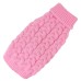 KAMA MUTA Pink Dog Sweater, Cozy and Warm Knitwear for Small Dogs, Lightweight and Soft Pet Winter Clothing