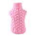 KAMA MUTA Pink Dog Sweater, Cozy and Warm Knitwear for Small Dogs, Lightweight and Soft Pet Winter Clothing